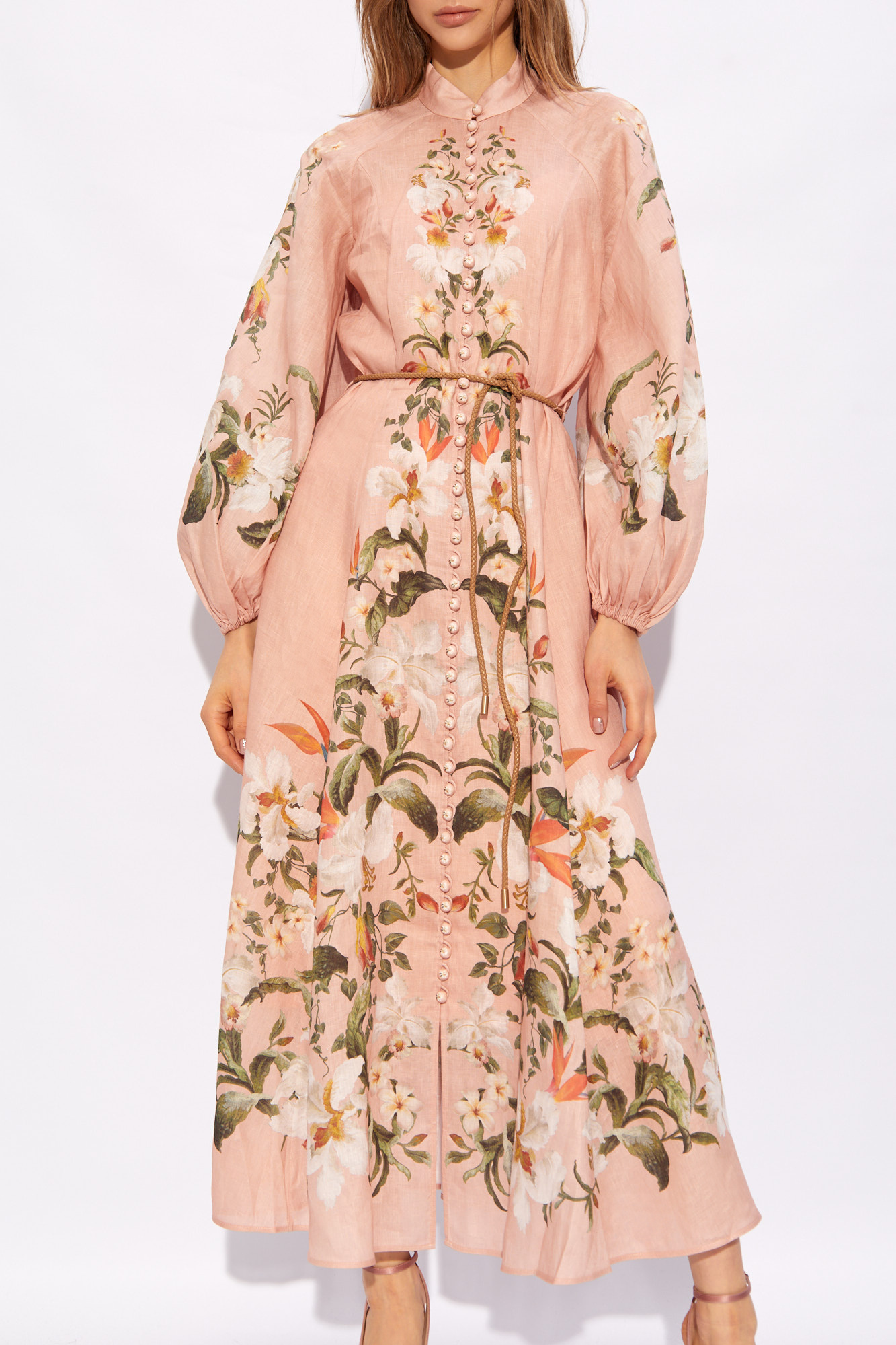 【送料&関税込】Zimmermann Linen Dress ZIMMERMANN Linen dress | THE OUTNET